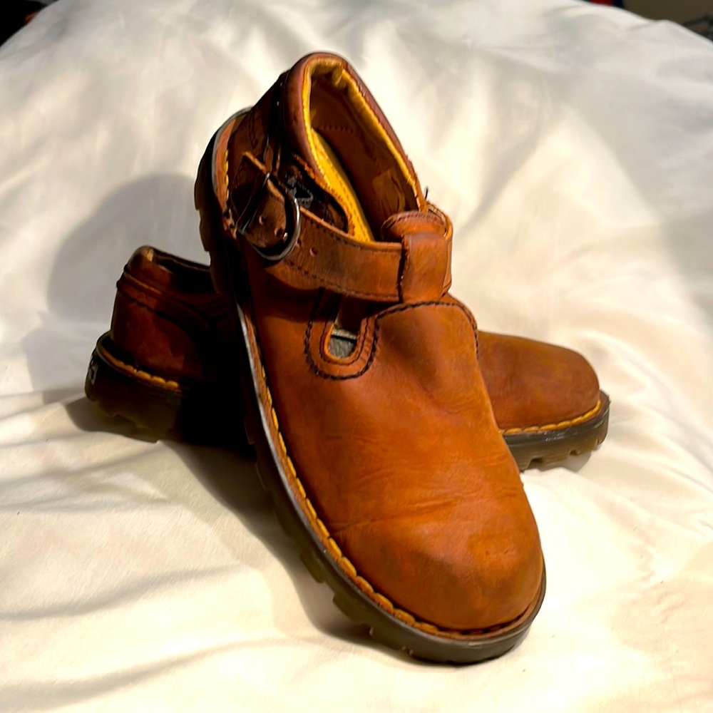 Dr Martens Mary Janes Dark Brown T- Strap